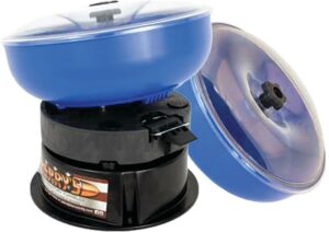 Blue bullet tumbler with detachable lid