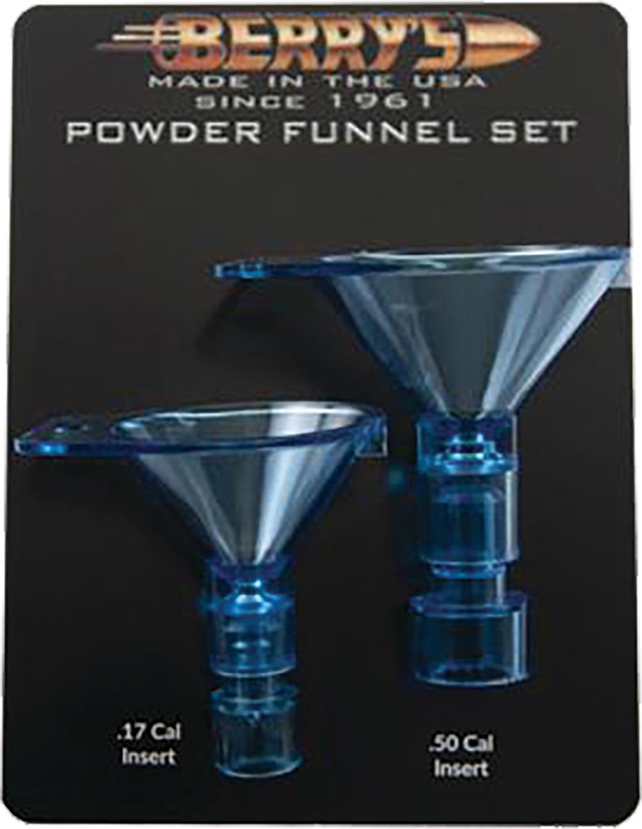 Berry's powder funnel set for calibers .17 and .50