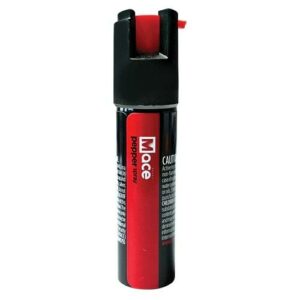 Red pepper spray canister for self-defense.