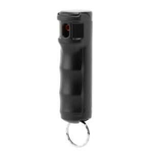 Black pepper spray with keychain ring