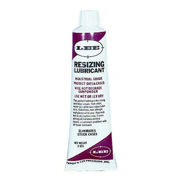 Tube of Lee resizing lubricant for reloading.