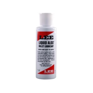 Lee Liquid Alox bullet lubricant bottle.