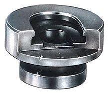 Metal cam lock with cylindrical base