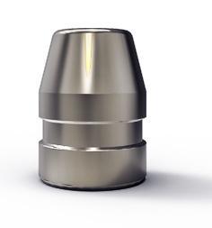 Metal bullet on white background
