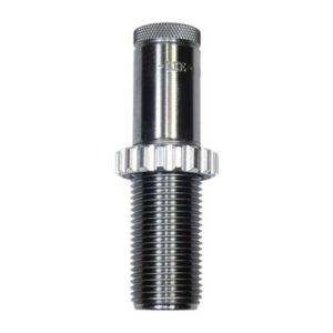 Metal tool with threaded end and knurled grip