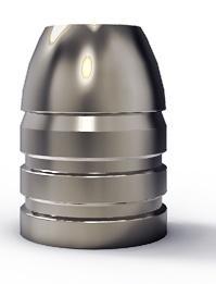 Silver bullet isolated on white background.