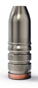 Close-up of a bullet profile design