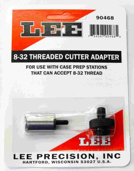 Lee 8-32 threaded cutter adapter package