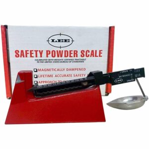 Lee safety powder scale for precise measurements.