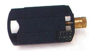 Black security lock with combination dial