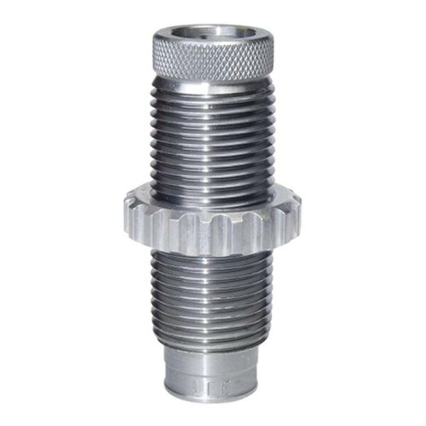 Metal reloading die with threaded design.