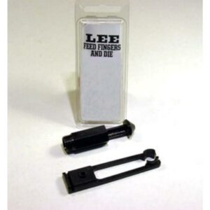 Lee feed fingers and die set on display.