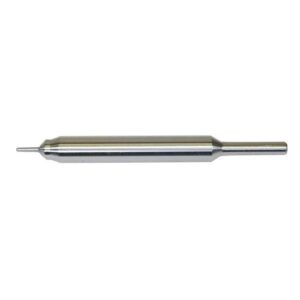 Metal lathe replacement part tool, cylindrical shape.
