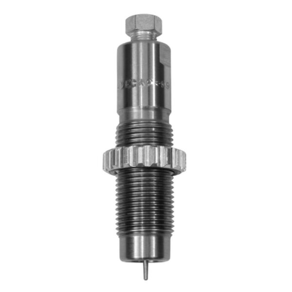 Metal reloading die for ammunition cartridges