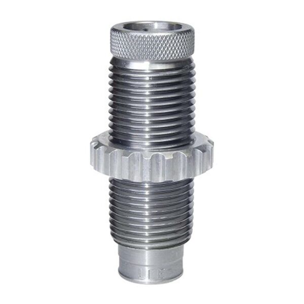 Silver reloading die with knurled grip