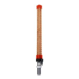 Orange LED signal light with industrial base