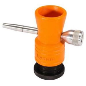 Orange Lyman reloading powder trickler tool