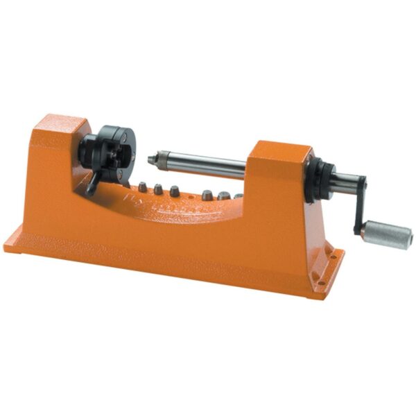 Orange manual rotary drawbar lathe machine