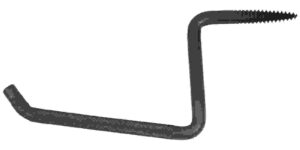 Metal tool with screw-like end