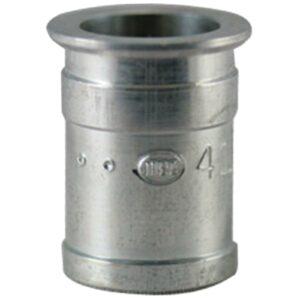 Metal pipe fitting for plumbing connection.