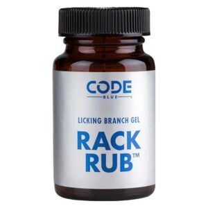 Code Blue Rack Rub licking branch gel bottle