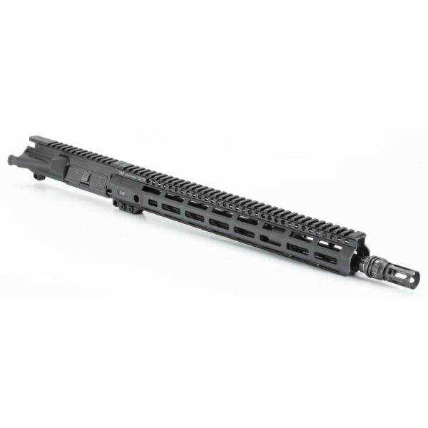 AR-15 upper receiver with handguard and muzzle brake
