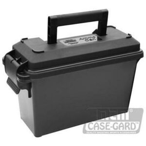 Black ammo case with handle