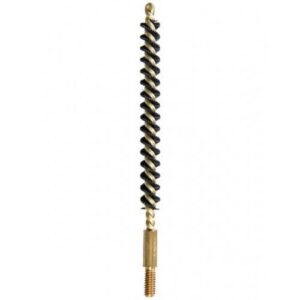 Gun cleaning brush with twisted bristles.
