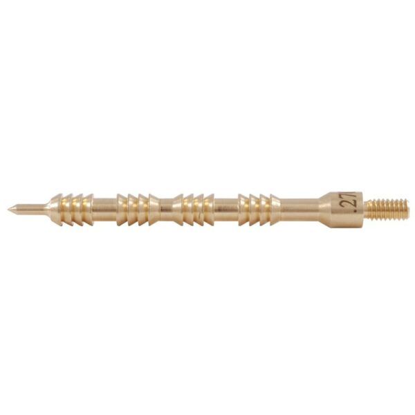 Gold precision dart barrel with grip rings.