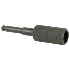 Knurled black manual safety detent plunger for firearms
