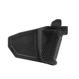 Black textured rifle grip attachment