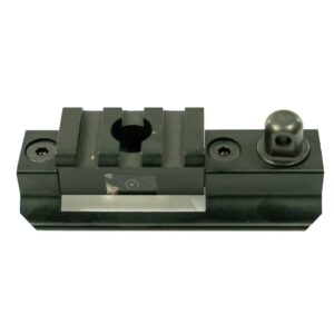 Black tactical rail mount adapter for accessories