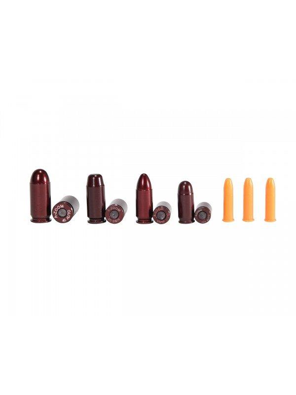 A-Zoom Metal Snap Caps Variety Pack NRA Instructor 3-.22LR 2 each .380 9mm .40 .45