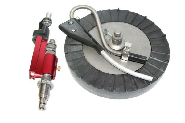 Industrial cleaning equipment and components displayed.