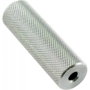 Metal knurled handle grip for tools