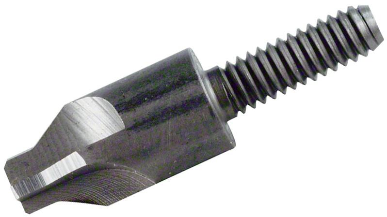 Metal countersink drill bit with threaded shank
