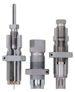 Three reloading dies of different types.