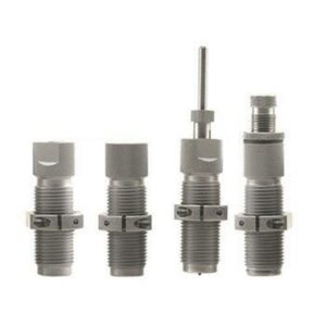 Set of four metal reloading dies