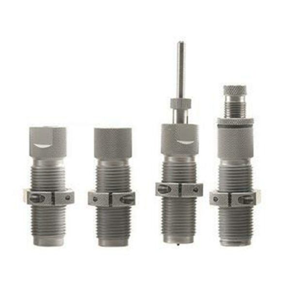 Set of four metal reloading dies