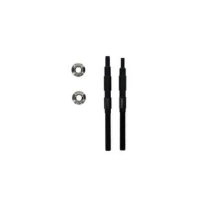 Bicycle valve adapters and nuts set