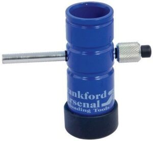 Blue reloading tool for precision measurements