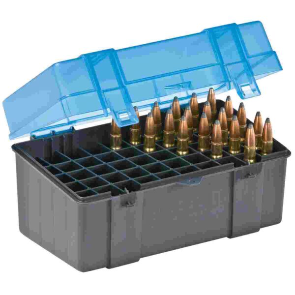Open ammo box with bullets inside