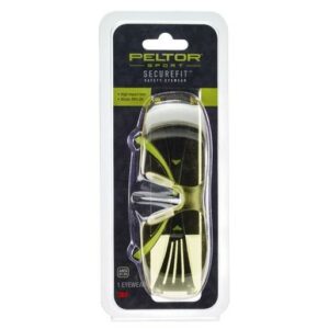 Peltor Sport SecureFit safety eyewear packaging.