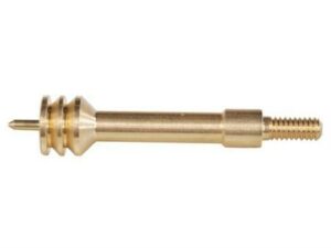 Brass cleaning jag with threaded end