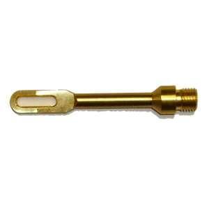 Gold brass tank dip tube with threaded end