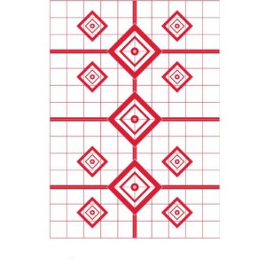 Pro-Shot 200 Yard Rifle Sight in Target 23" X 35" Red 5/ct