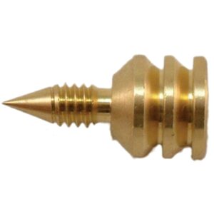 Brass spike with threaded end