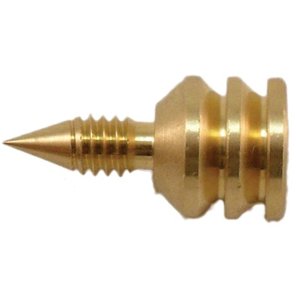 Brass spike with threaded end