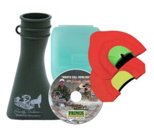 Hunting mouth call set with DVD and case.