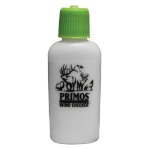 Primos Wind Checker bottle with green cap